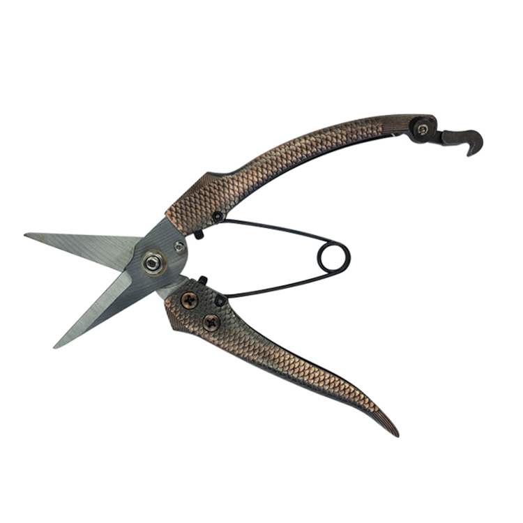 Fish Scales Print Pruner one99 Zinc Alloy Garden Straight Blade Shear