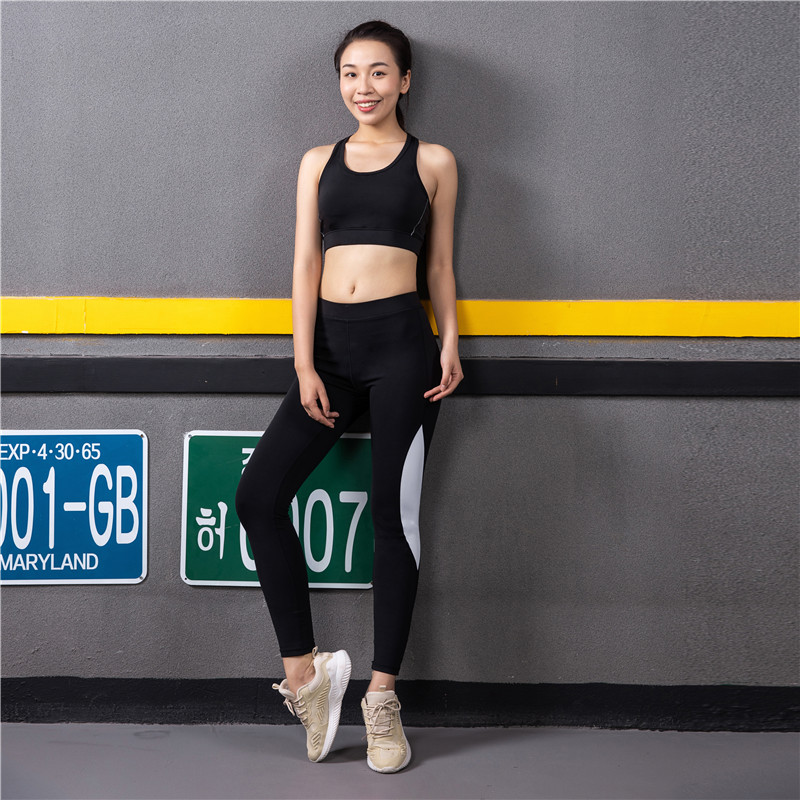 2020 Newest Women Style Running Breathable Slim Nylon Fabric Yoga Suit