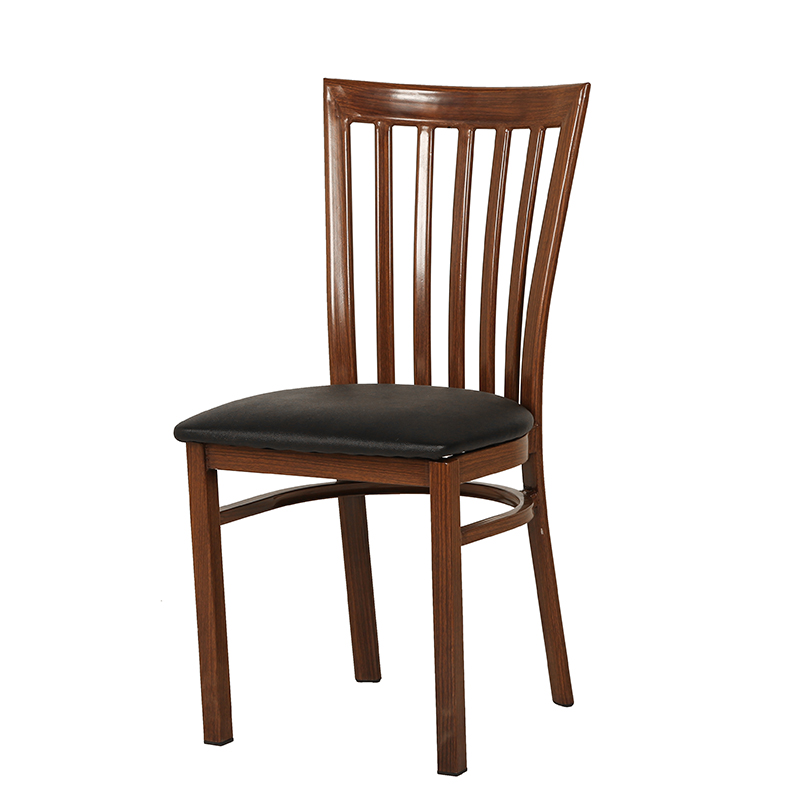 USA New Design Ladder Back Restaurant Coffee Shop Night Clud Metal Dining Chairs
