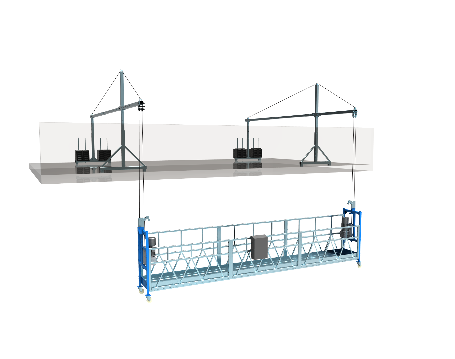 Aluminum Suspended Platform