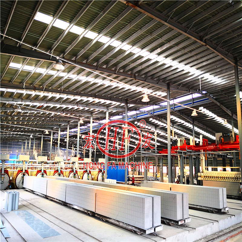 Lightweight ALC Autoclaved Aerated Concrete Sand Fly Ash AAC Block Production Line AAC Blocks Plant Manufacturer