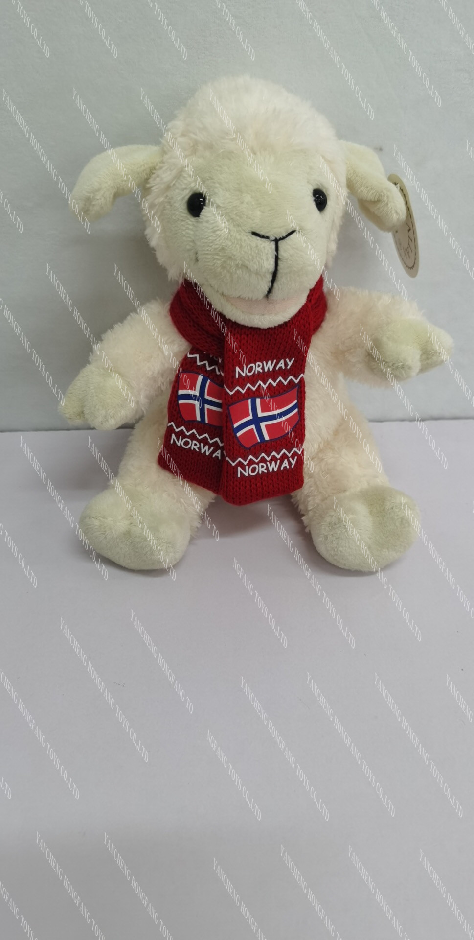 Sheep With Scarf