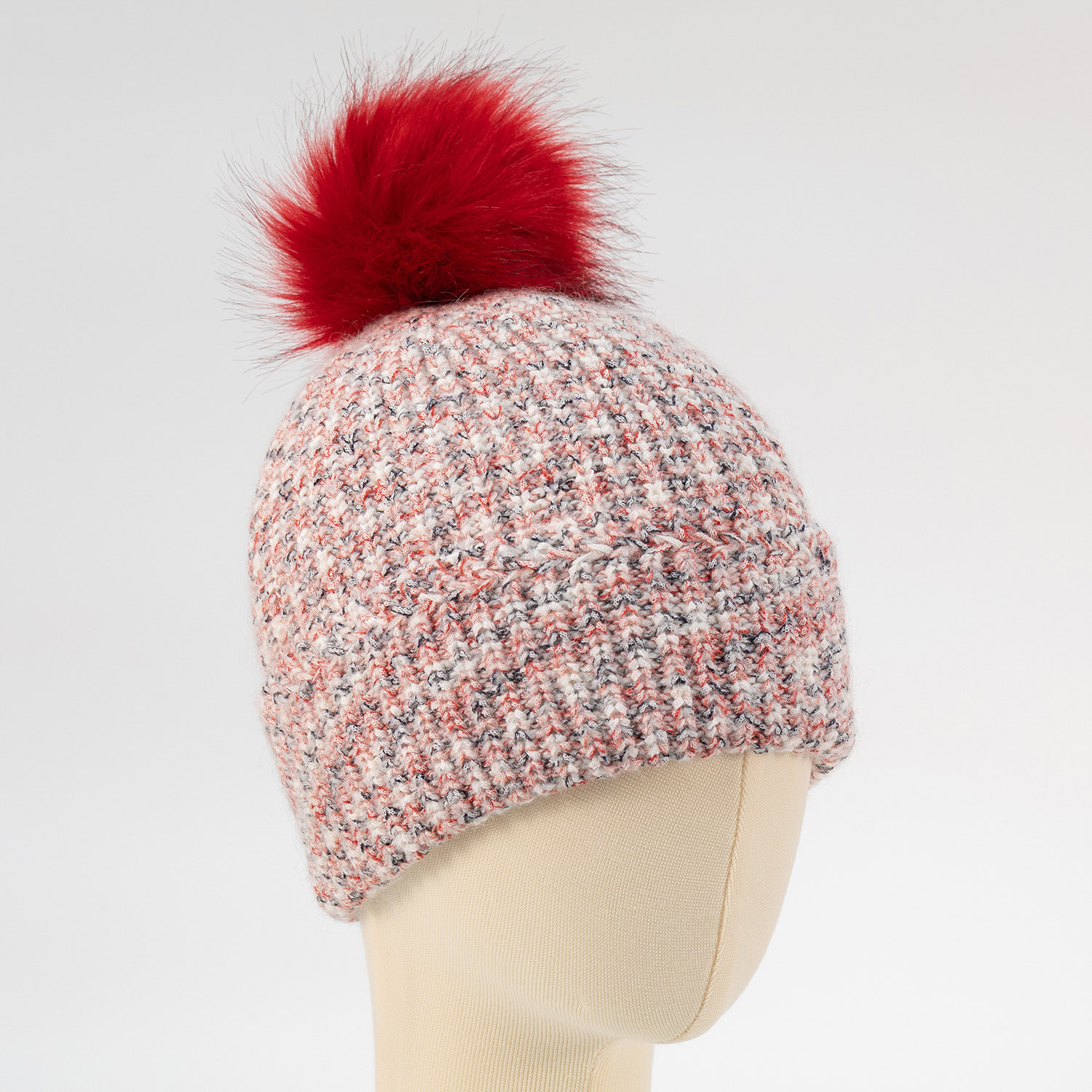 Ladies fancy multi colorful knitted hat