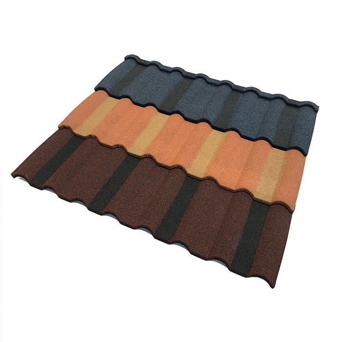 Milano stone coated metal roof tile