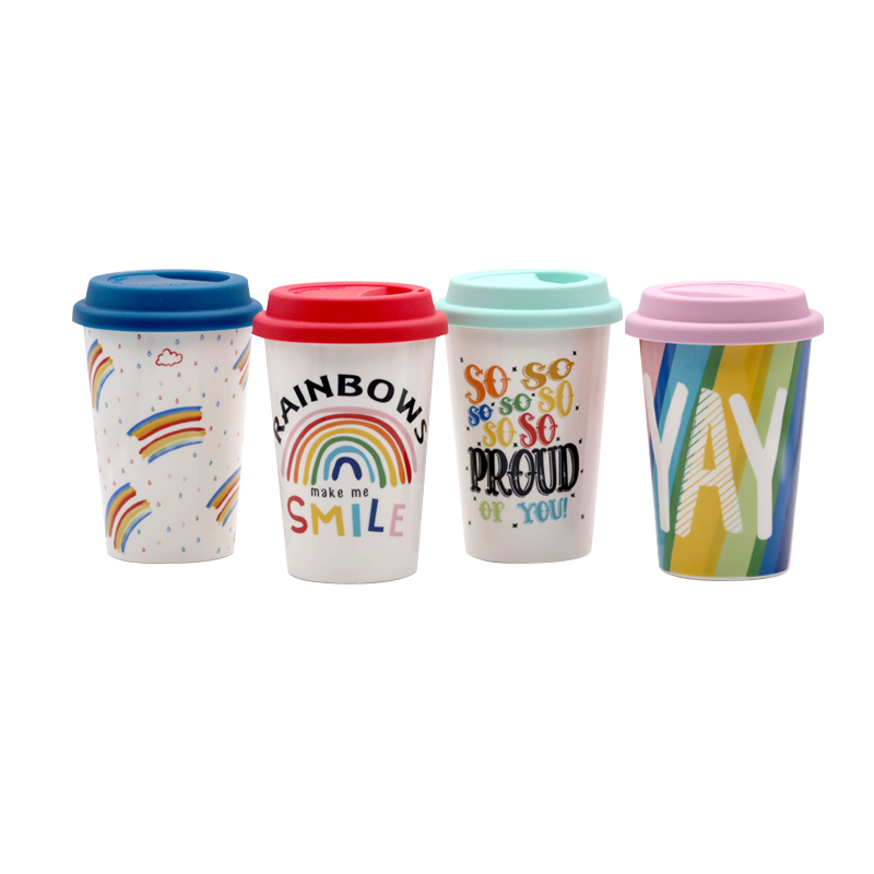 ZH-1946 320ml single wall mug travelling mug
