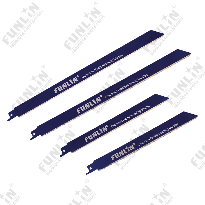 Brazed diamond saw for cutting cast iron