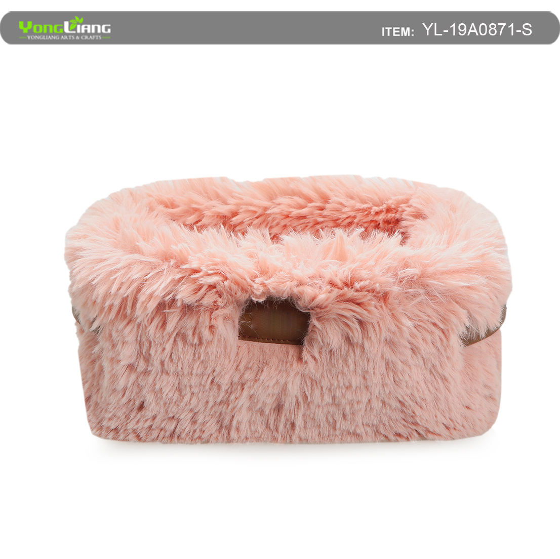 Faux Fur Storage Bin