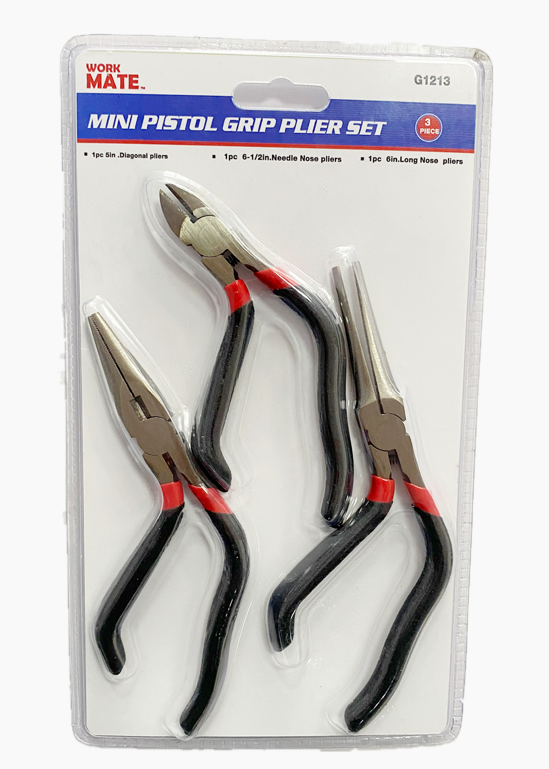 3pcs Pistol Grip Plier Set