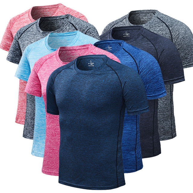 Custom 100% polyester dry-fit t-shirts wholesale