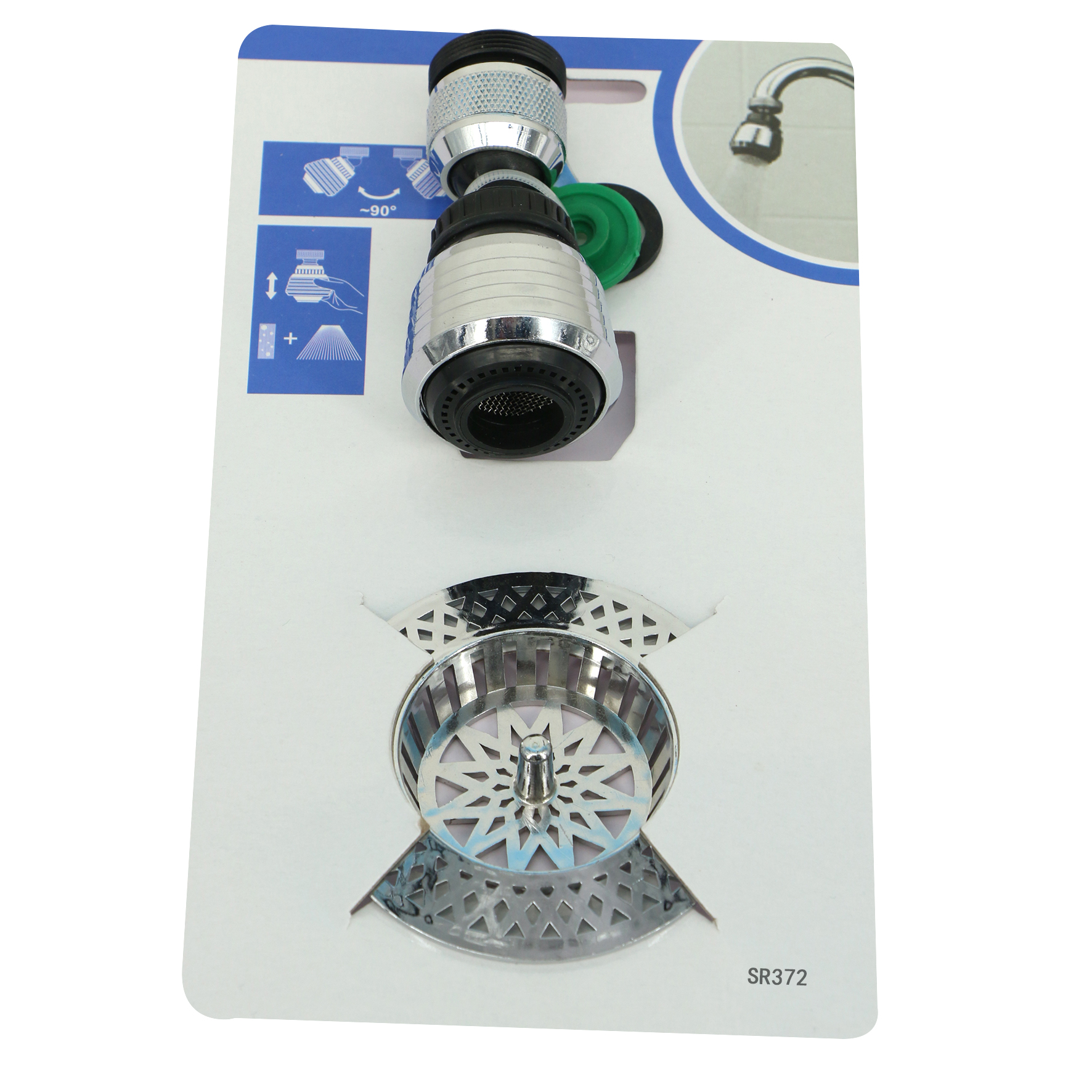 Double function aerator --drainer kit