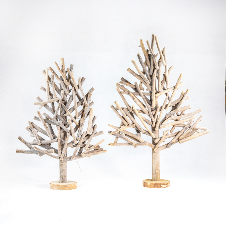 Floating wood Christmas tree