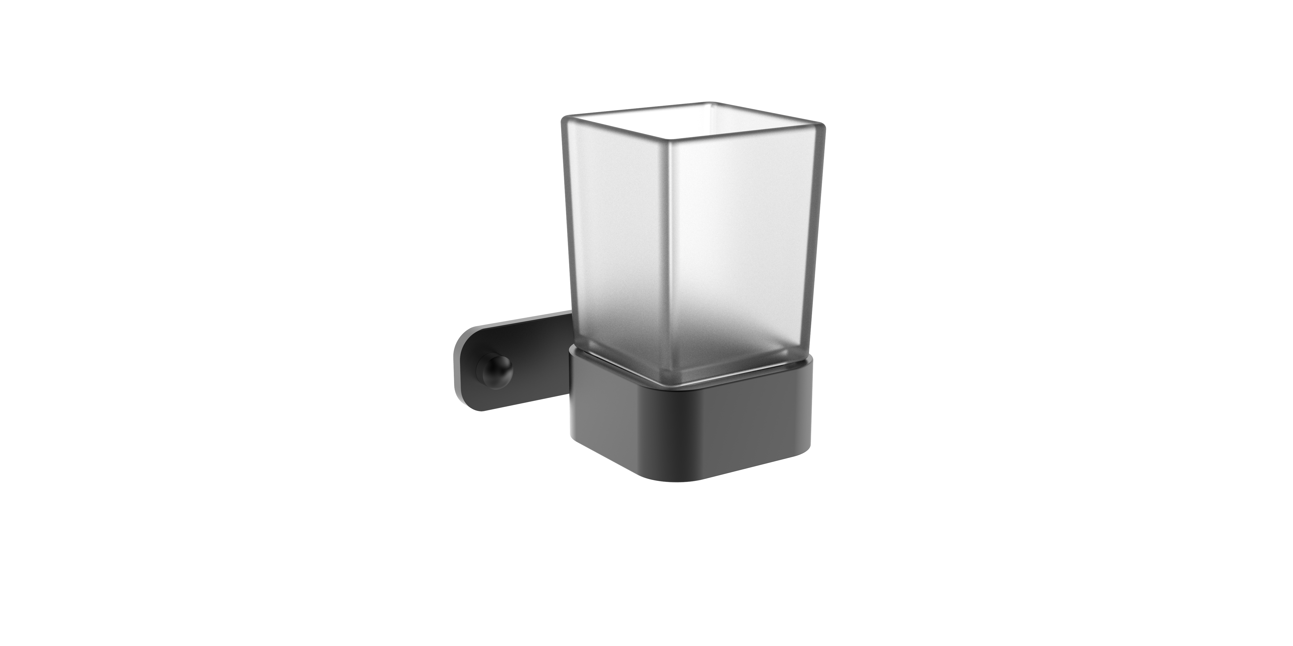aluminum matt black single tumbler