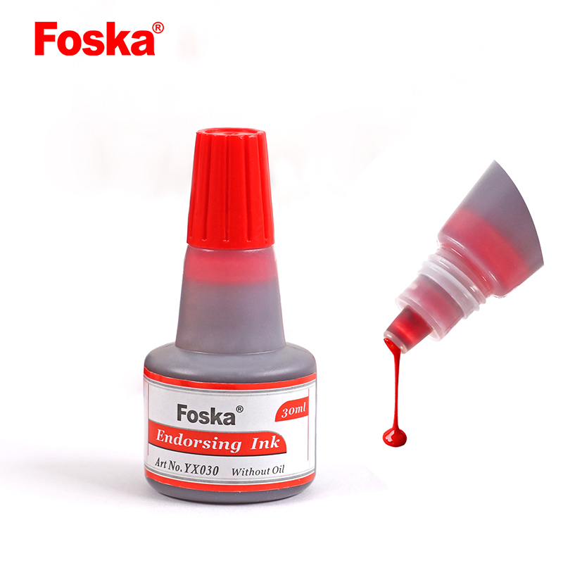 Hot Sale Colorful 30ml Office Stamp Pad Endorsing Ink