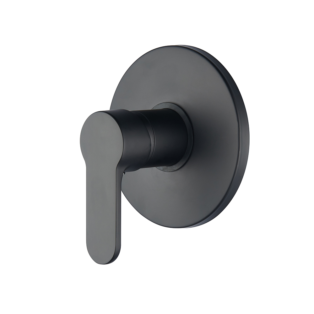 TIEMA ZS60108 black Shower Faucet Brass In wall single handle hot and cold faucet Built in one wash basin faucet Wall concealed faucet