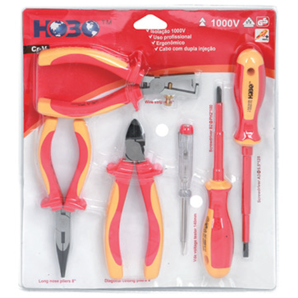 Vde Insulation Pliers &screwdrivers 6pcs Set 1000v