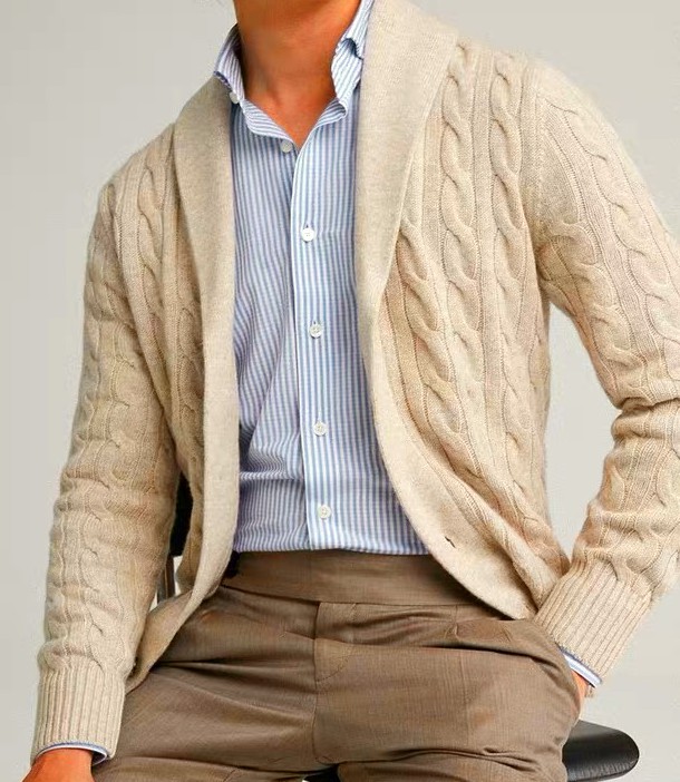 Men's sweater AW21 button cardigan