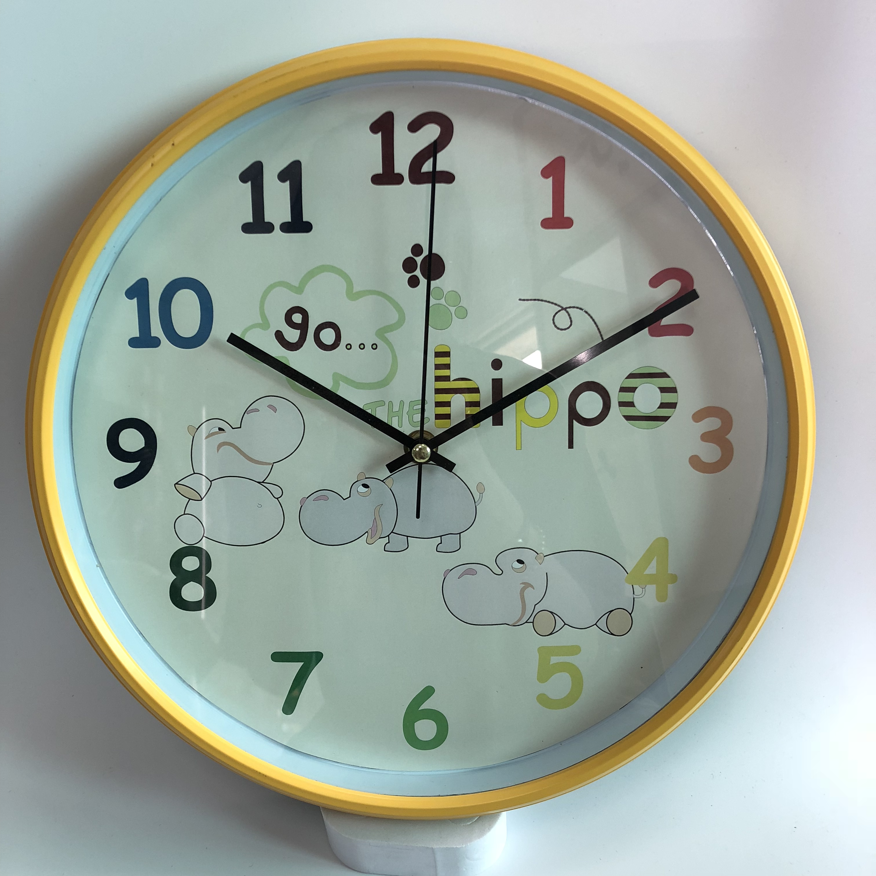 12inch Plastic cartoon children kids wall clock