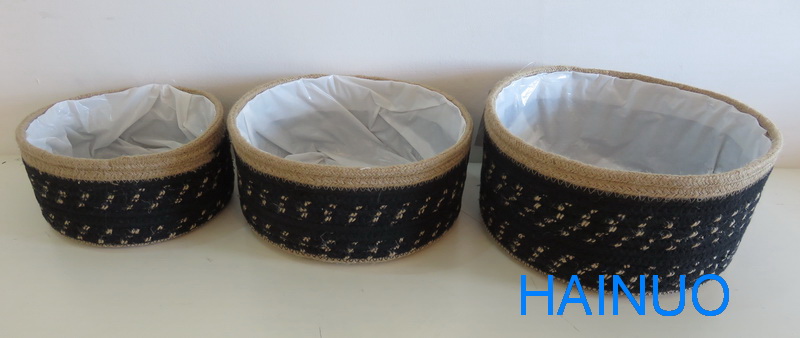 Jute And Cotton Flower Pot