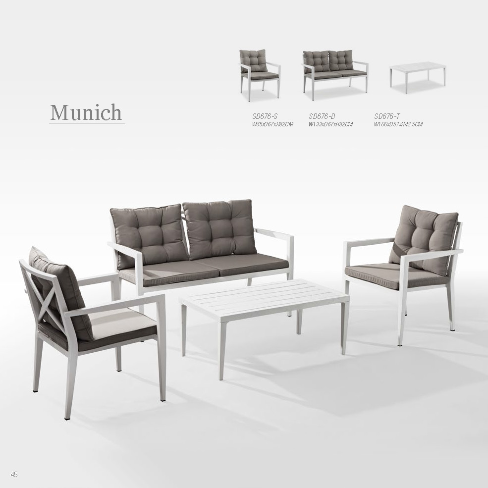 Alum.chair alum.table alum. sofa