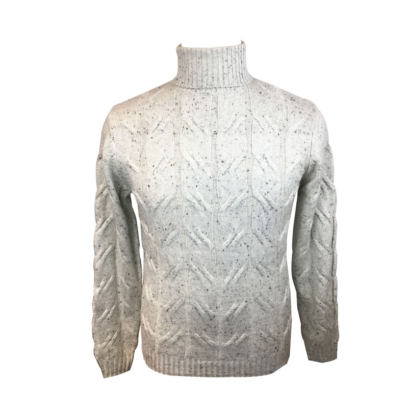 Men‘s turtleneck sweater pullover