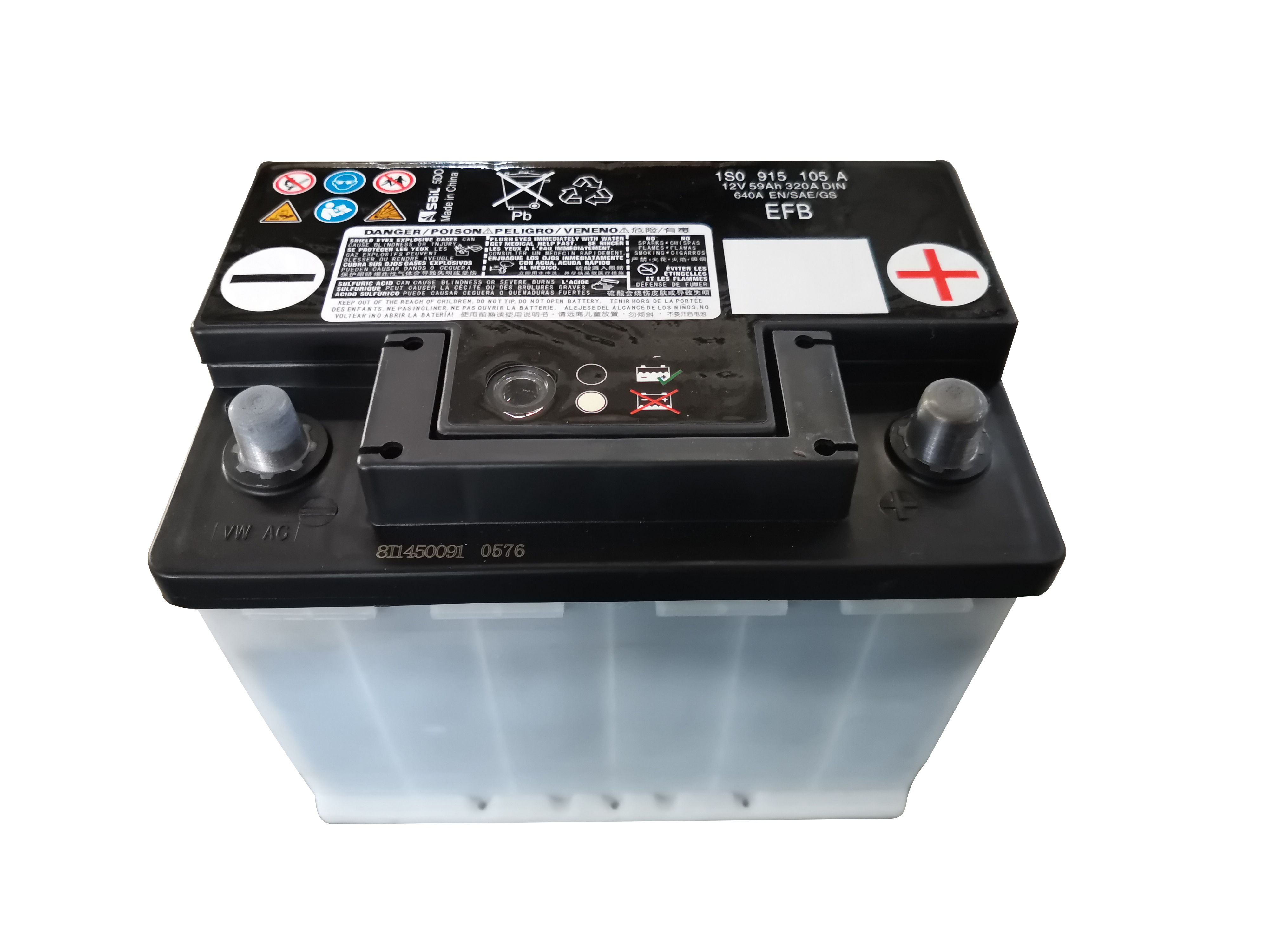 EFB start-stop battery