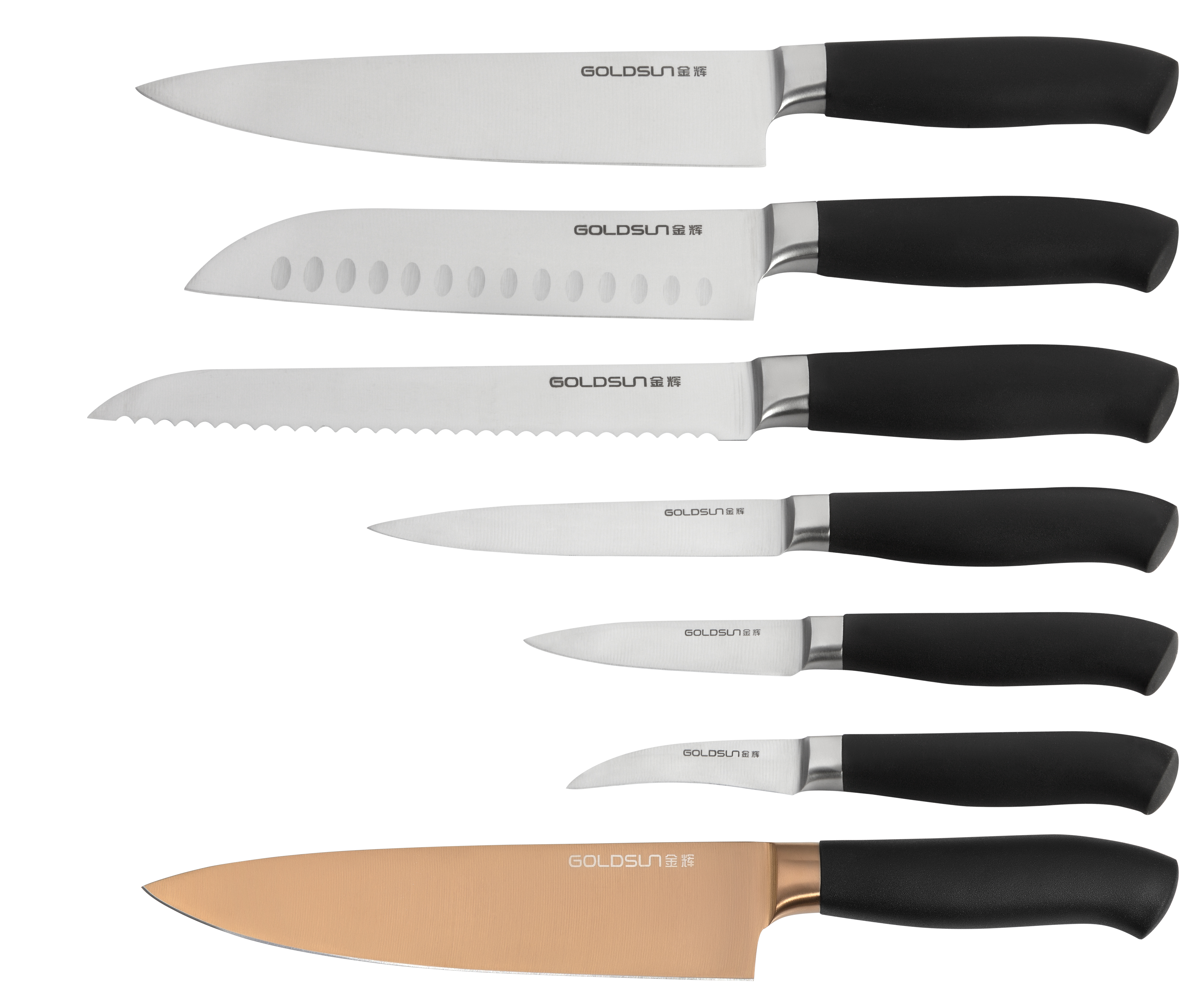 C1 chef's knife, santoku knife, slicing knife, bread knife, steak knife,utility knife, paring knife