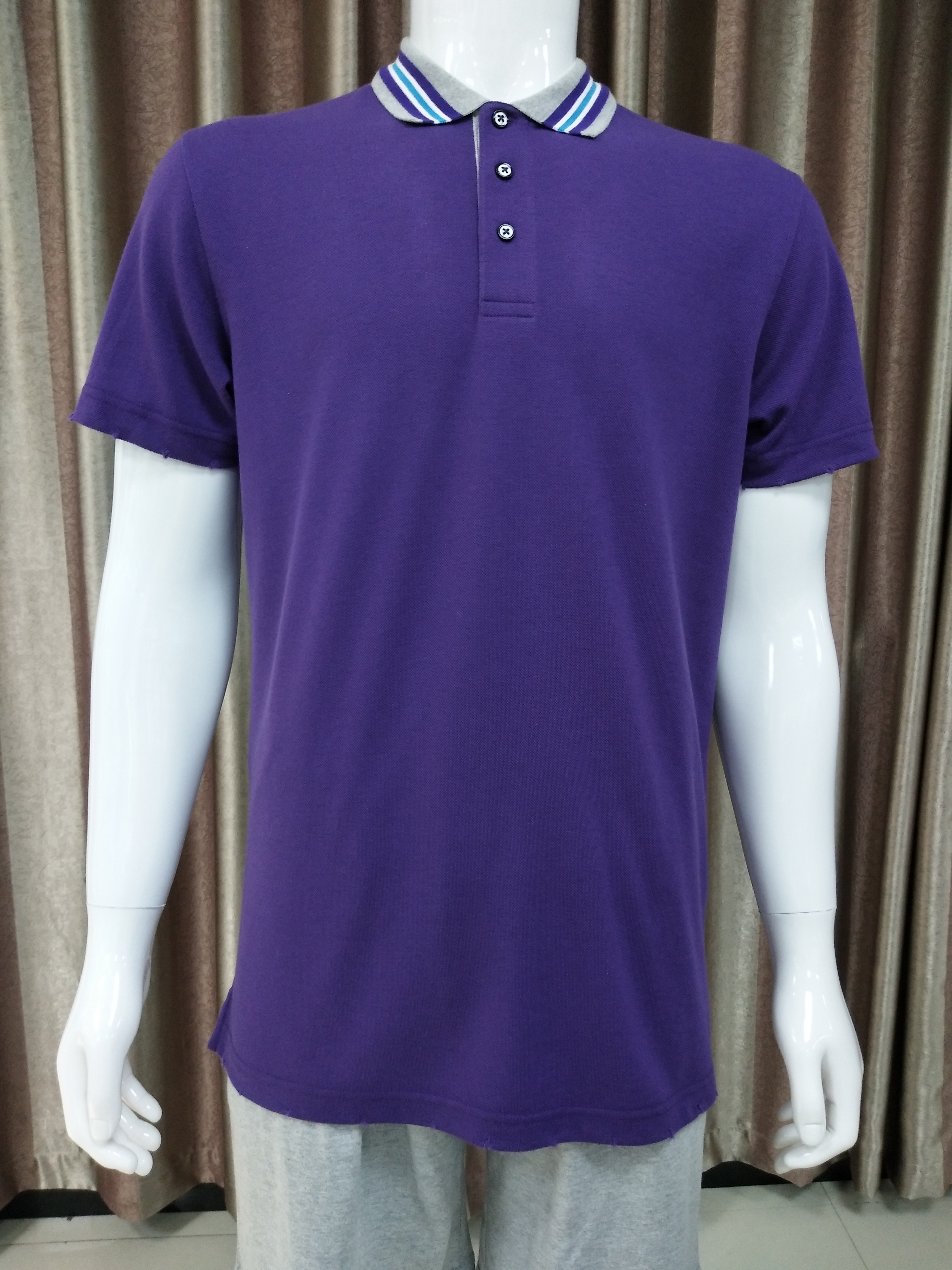 100%cotton mens pique polo shirt