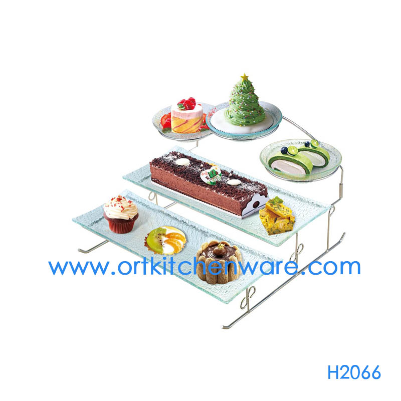 glass fruit plate