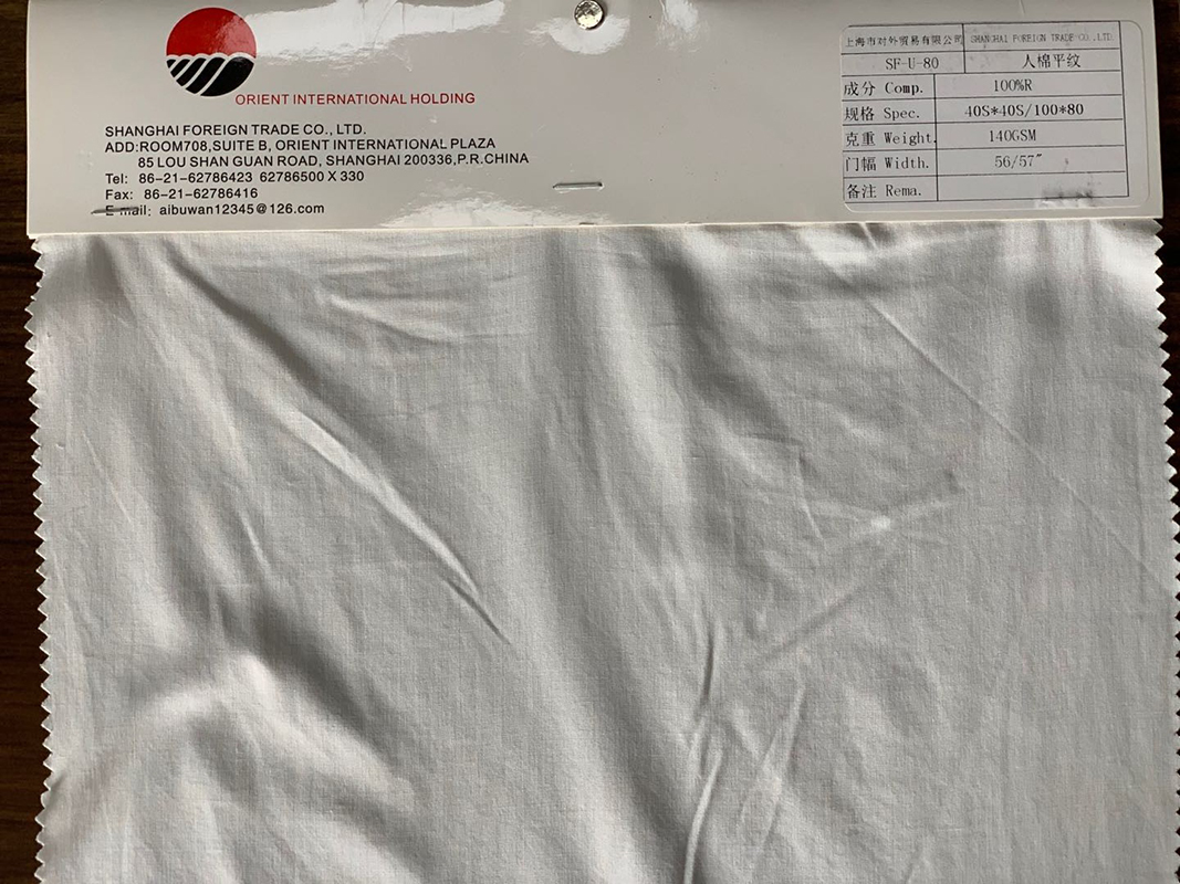 Rayon poplin