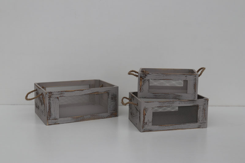 Wooden crates with iron-GY2004080