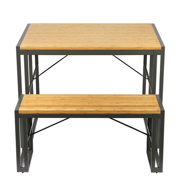 Wooden Garden Furniture Set Wooden Garden Dining Table and Chairs Foldable Dining Furniture Set--patent