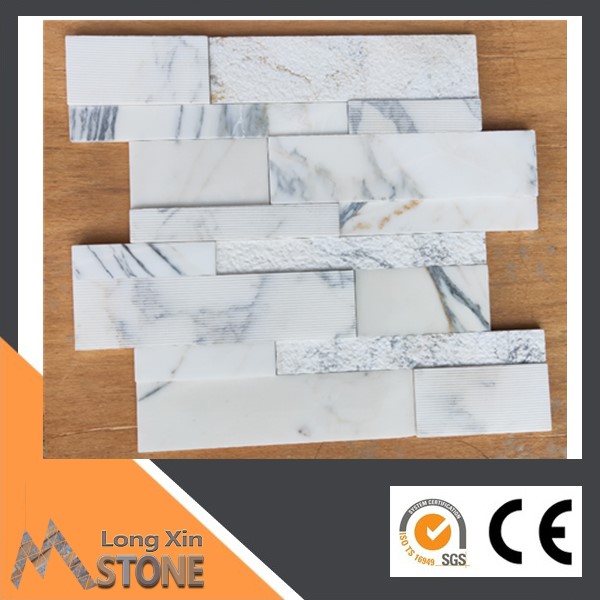 Natural Italian Grizzled white Marble Stone wall tile 30X30 CM
