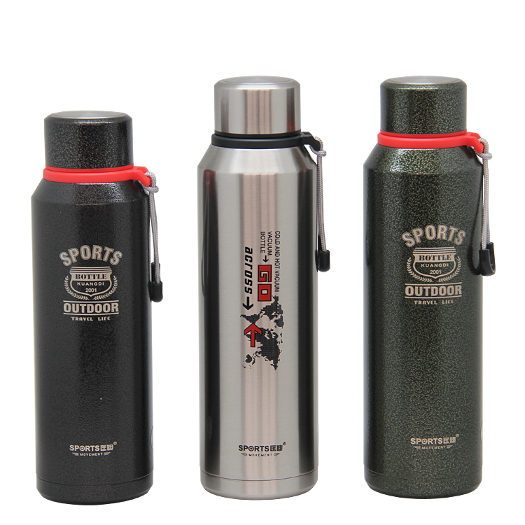 OKADI 850ml Double Wall travel vacuum insulated stainless steel thermos sports drinking water flask Water Bottle