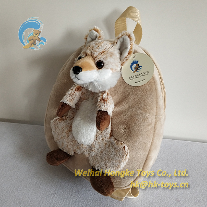 Backpack, Plush Fox, XH00404F1