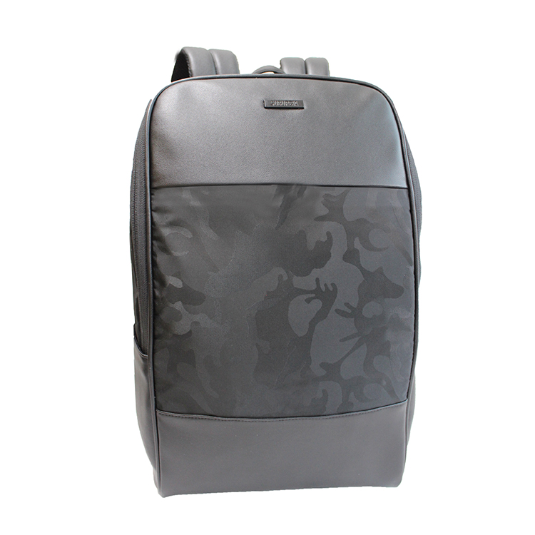 High end Pu leisure business camouflage backpack