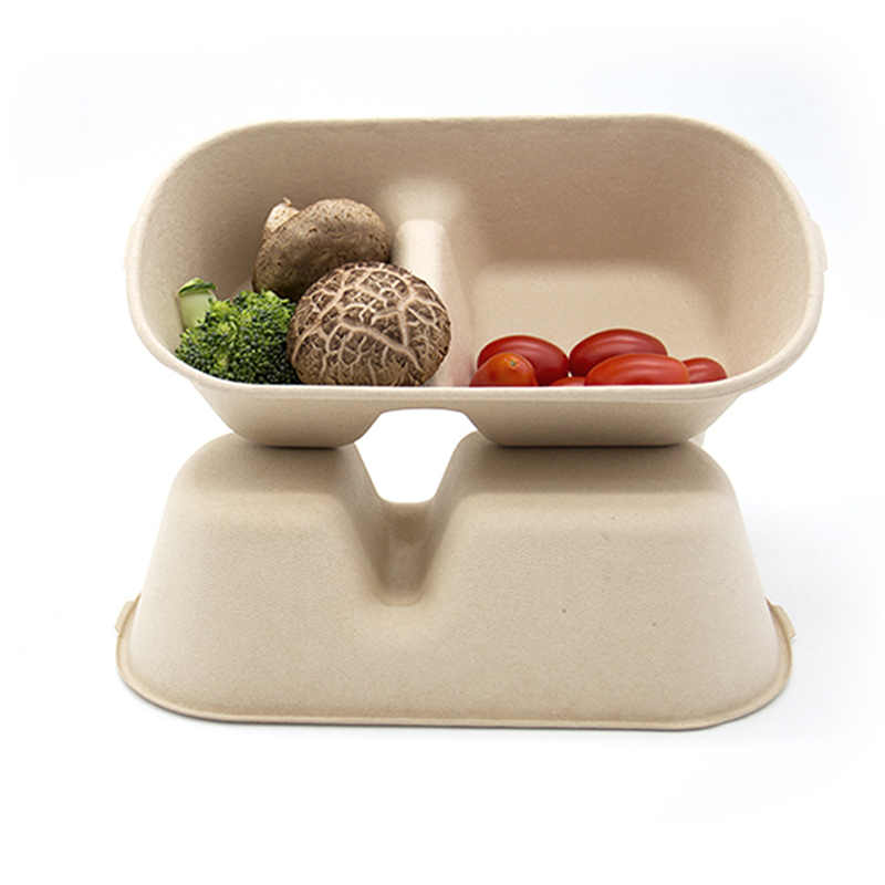 Eco Friendly Compostable Disposable bagasse take away food container