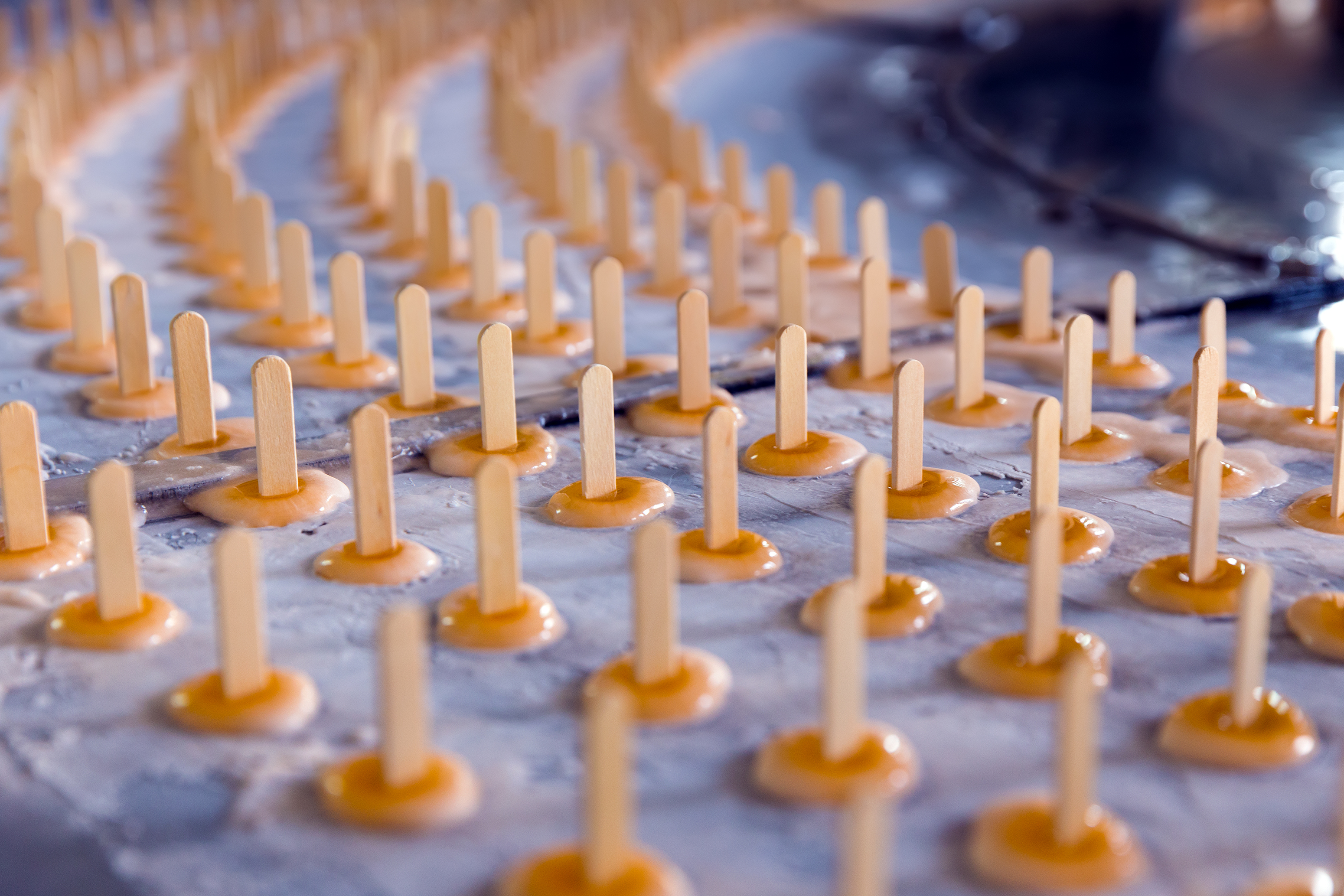 disposable wooden ice cream stick