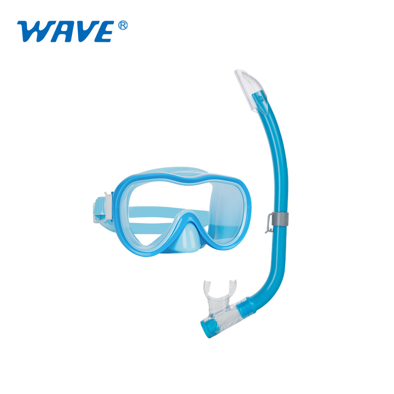 Kids junior scuba diving snorkel mask set snorkeling goggles set