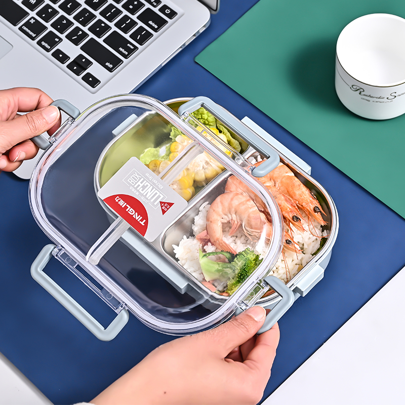 Storage box stainless steel lunch box leakproof