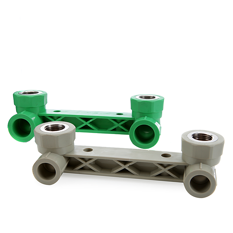 PPR Double Elbow Wall-plate