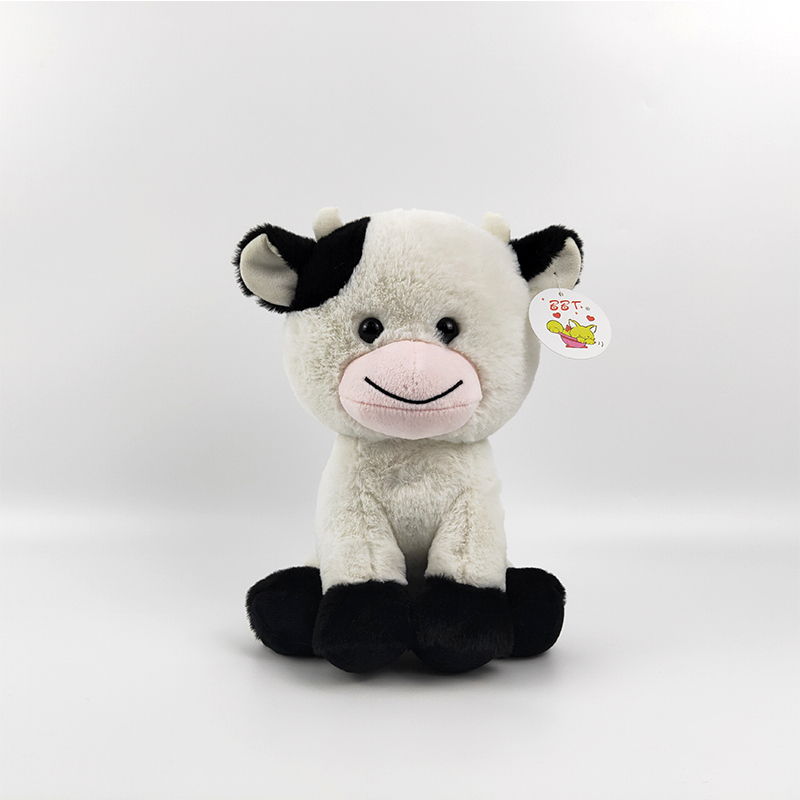 25cm plush sitting cow