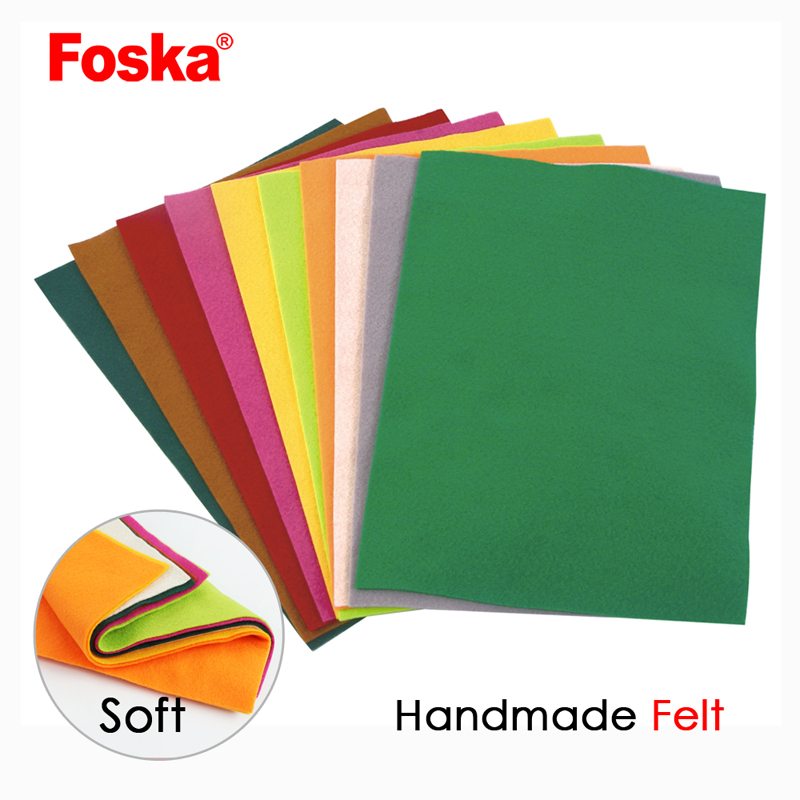 Kids Soft Solored DIY Design Handmade Felt