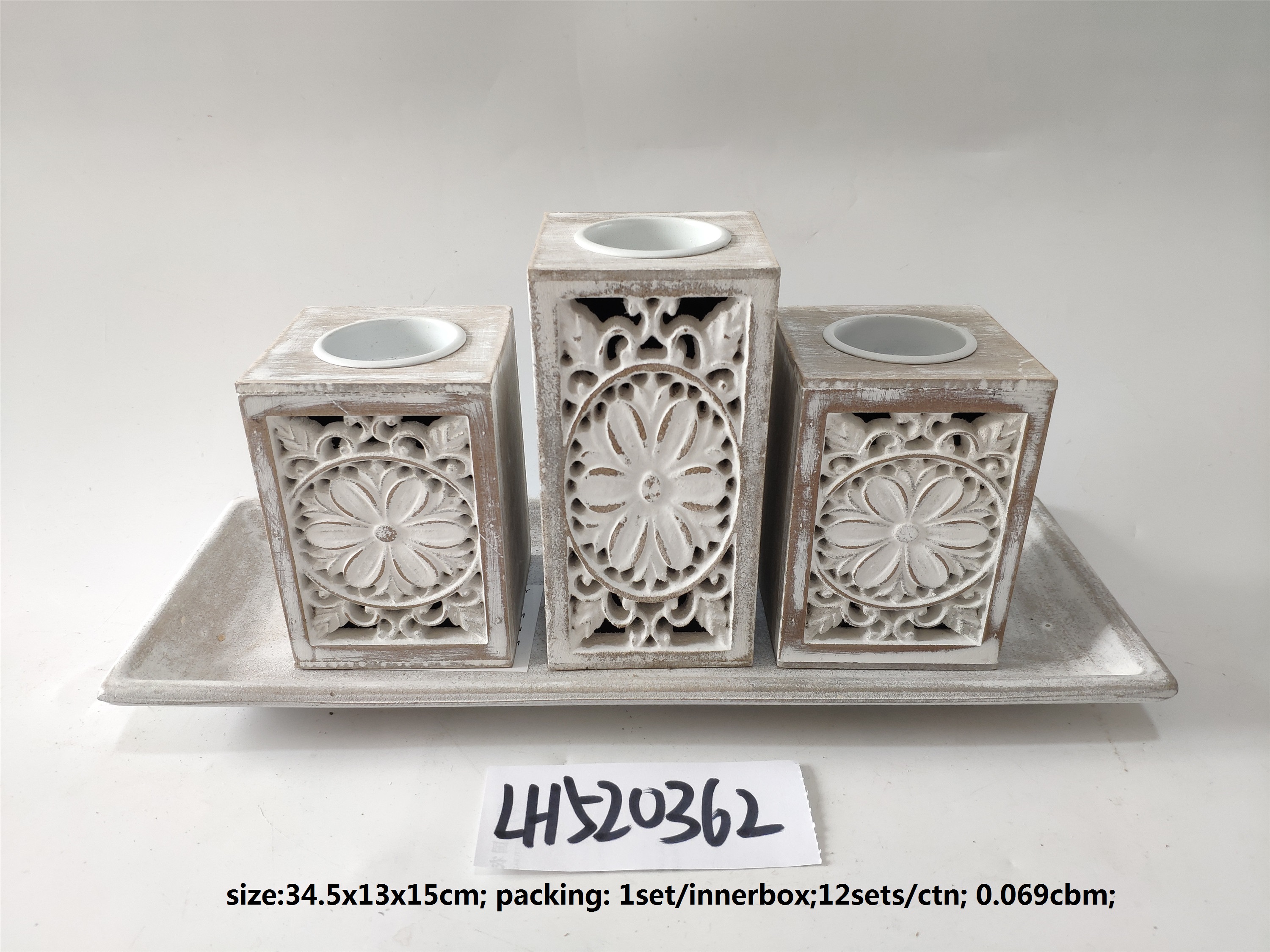 Retro pressed film pattern lighting candle restaurant tea lamp candlestick