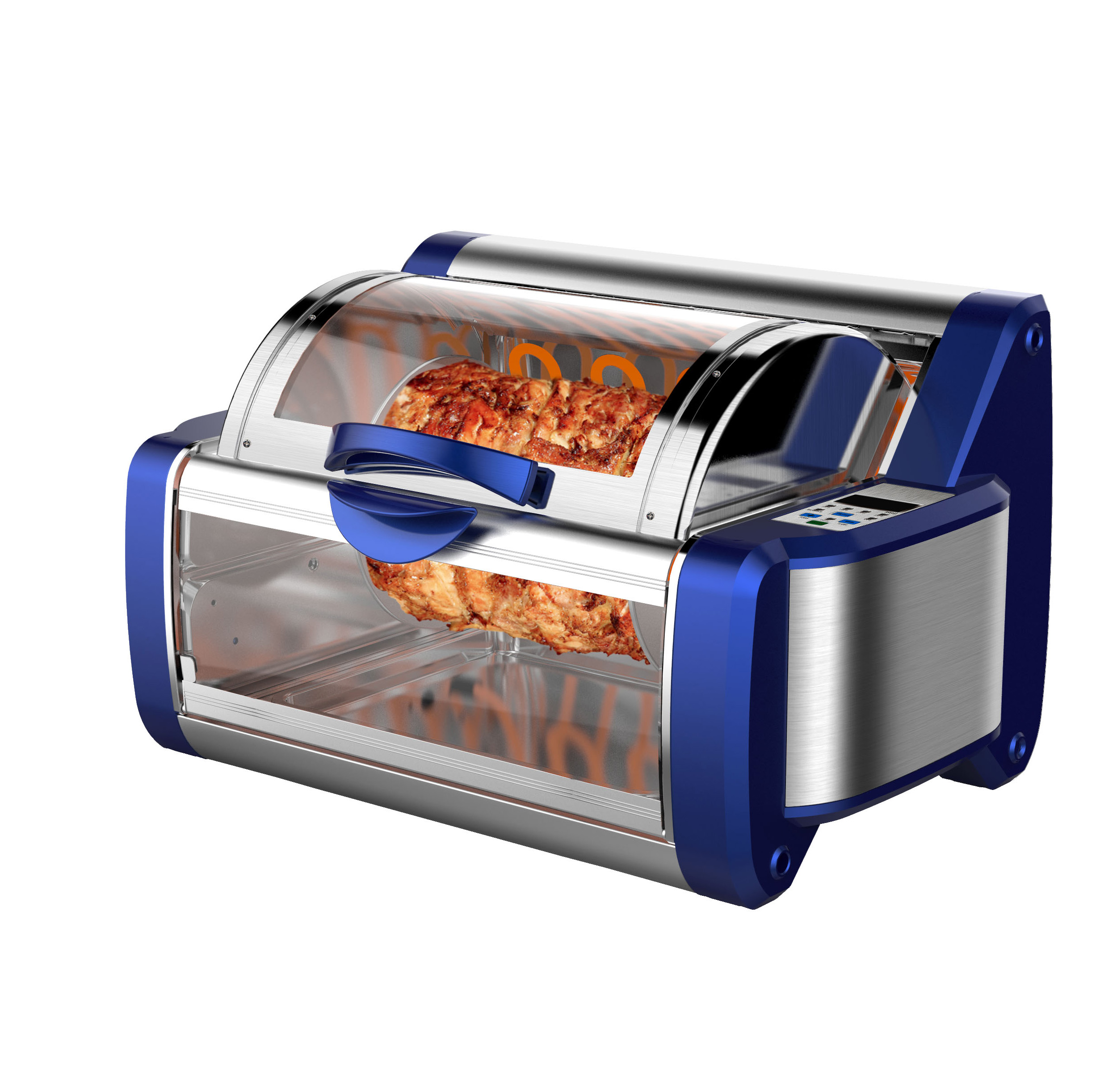 Double Door Multi-function Rotisserie Grill