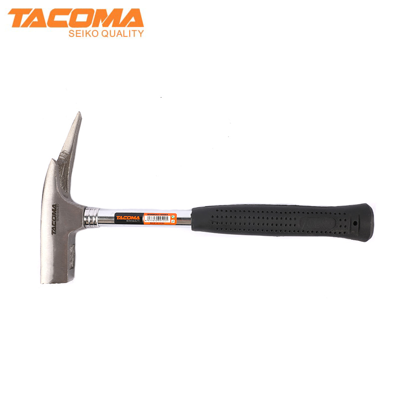 Roofing hammer with tubuler handle with grip