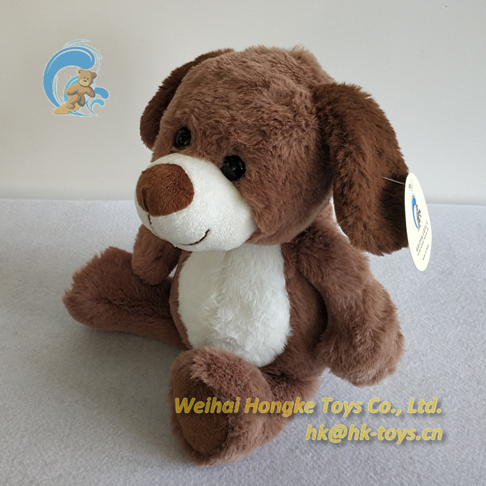 Plush Dog / Chien, Sitting, XH00274B3