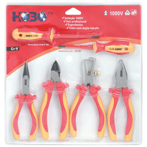 Vde Insulation Pliers &screwdrivers 6pcs Set 1000v