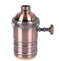 Metal lampholder