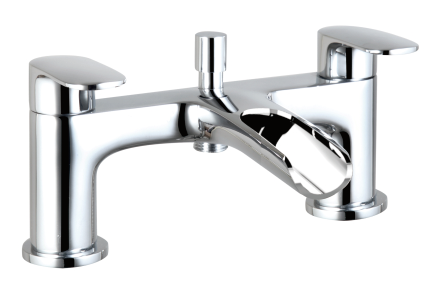 Deck mounted bath shower mixer