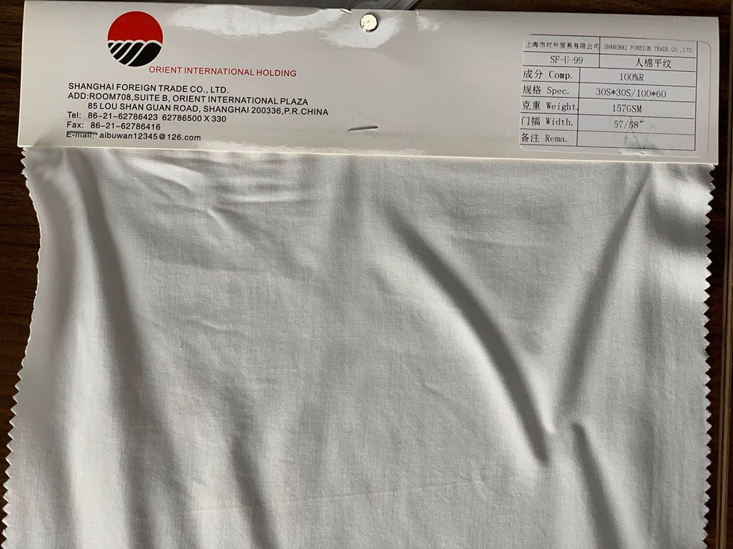 Rayon poplin